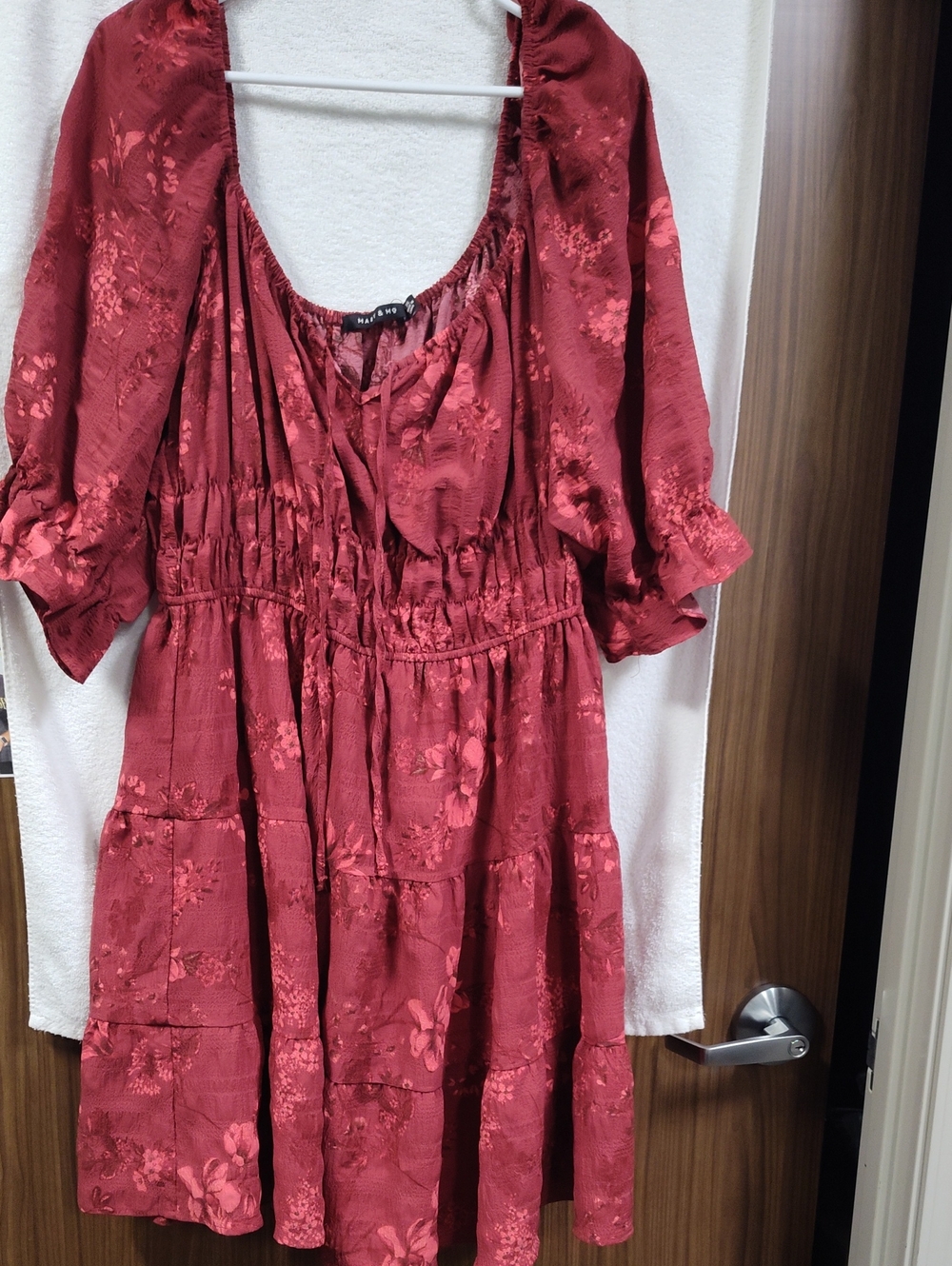 Mary &Mo Ruffle Red Mini Dress Size XXXL